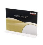 2118-Deflecto 47905 portacartel y stand de informacion Portacarteles Poliestireno (PS) Transparente