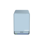 21180-QNAP QMiroPlus-201W NAS Escritorio IntelR CeleronR J4125 4 GB DDR4 0 TB QNAP Turbo System Azul