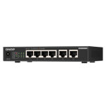 21182-QNAP QSW-2104-2T-R2 switch No administrado 10G Ethernet (100/1000/10000) Escritorio Negro