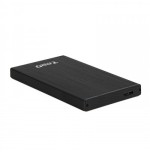 21196-TooQ CAJA HDD 2,5" SATA A USB 2.0/USB 3.0 NEGRA