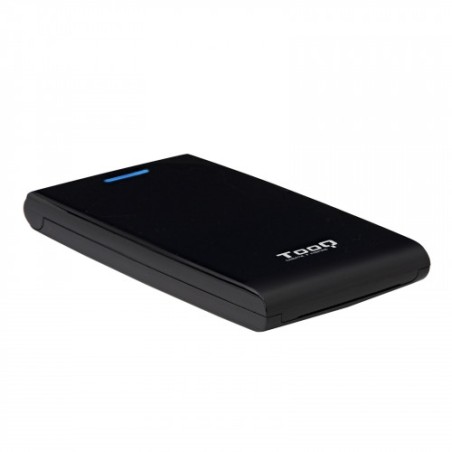 21197-TooQ CAJA HDD 2,5" SATA A USB 2.0/USB 3.0 NEGRA