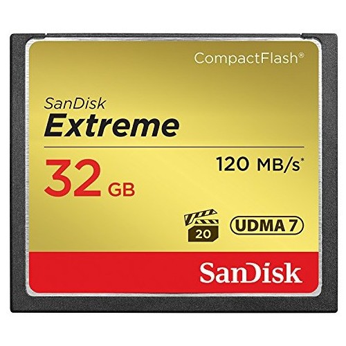 21224-Sandisk 32GB Extreme memoria flash CompactFlash