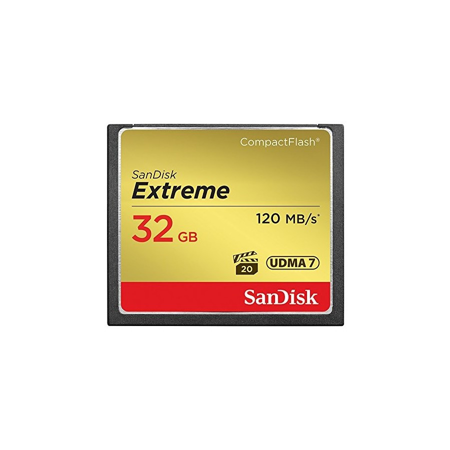 21224-Sandisk 32GB Extreme memoria flash CompactFlash