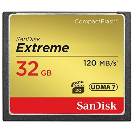 21224-Sandisk 32GB Extreme memoria flash CompactFlash