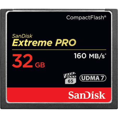 21226-Sandisk 32GB Extreme Pro CF 160MB/s memoria flash CompactFlash