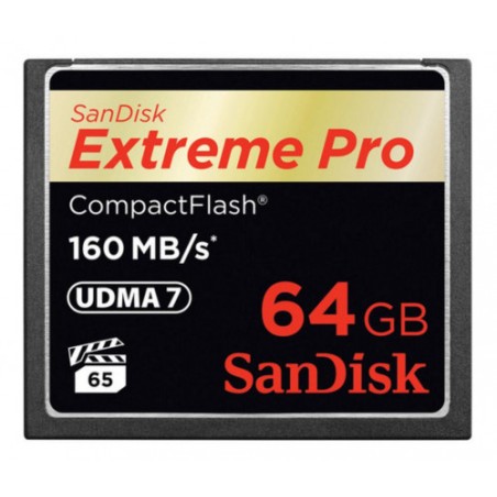21227-Sandisk 64GB Extreme Pro CF 160MB/s memoria flash CompactFlash