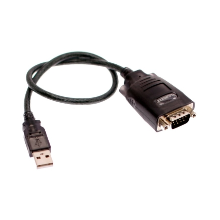 21247-Ewent EW1116 cable de serie Negro 1,5 m USB 9 Sub-D
