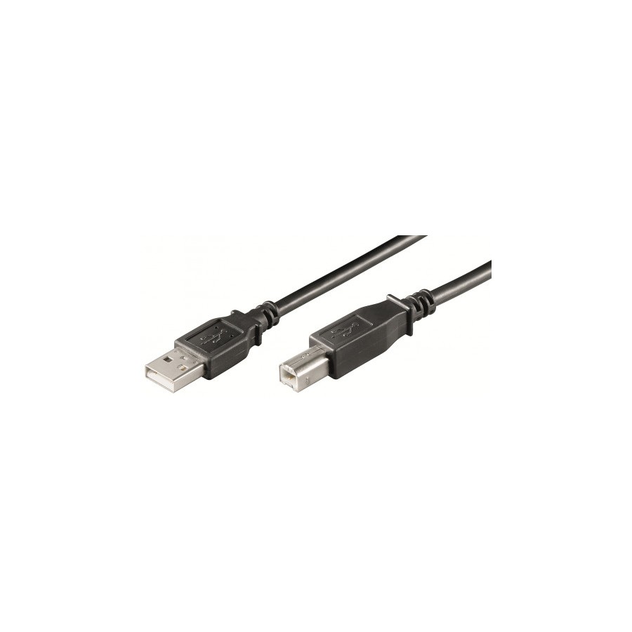 21271-Ewent EW-UAB-030 cable USB 3 m 2.0 USB A USB B Negro