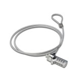 21273-Ewent EW1241 cable antirrobo Plata 1,5 m