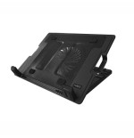 21279-Ewent EW1258 almohadilla fria 43,2 cm (17") 1000 RPM Negro