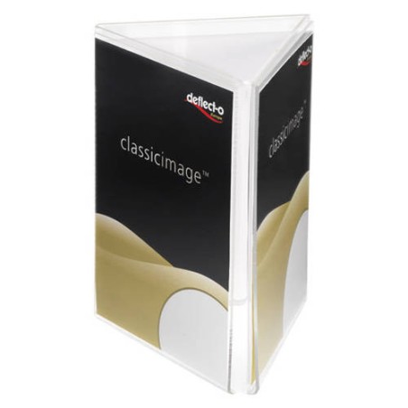 2129-EXPOSITOR PIRAMIDAL 3 CARAS A6 DEFLECTO 60101