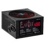21314-NOX NXS650 unidad de fuente de alimentacion 650 W 20+4 pin ATX Negro, Rojo
