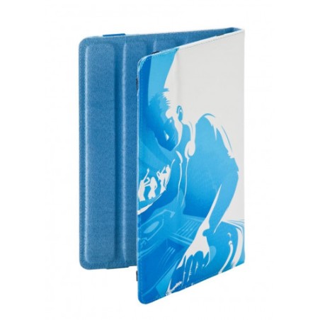 21338-Ziron ZR112 funda para tablet 20,3 cm (8") Folio Azul, Blanco