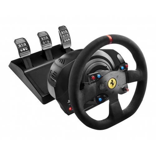 21380-THRUSTMASTER VOLANTE + PEDALES T300 FERRARI INTEGRAL ALCANTARA EDITION PARA PS3/PS4/PC (4160652)