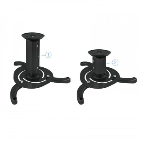 21389-TooQ SOPORTE UNIVERSAL DE TECHO GIRATORIO 360o PARA PROYECTOR NEGRO