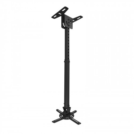 21390-TooQ SOPORTE UNIVERSAL DE TECHO GIRATORIO 360o E INCLINABLE PARA PROYECTOR NEGRO