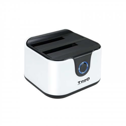 21402-TooQ DOCK STATION SATA 2.5/3.5 A USB 3.0 CLONE OTB NEGRO-BLANCO