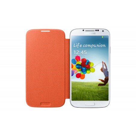 21409-Samsung Flip Cover funda para telefono movil Libro Naranja