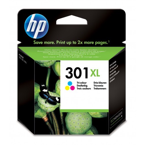21421-HP 301XL CARTUCHO DE TINTA TRICOLOR HP301XL (CH564EE#ABE)