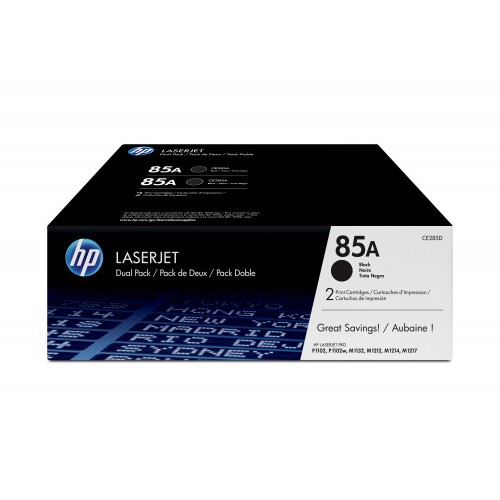 21423-HP 85A TONER PACK 2 NEGRO HP85A (CE285AD)