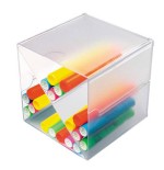 2144-ORGANIZADOR MODULAR CON DIVISOR EN ASPA TRANSPARENTE DEFLECTO 350201