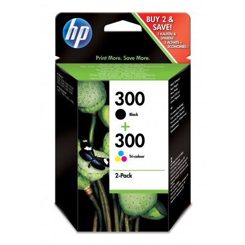 21458-CARTUCHO HP 3002-PACK BLACK/TRI-COLOR (CN637EE)