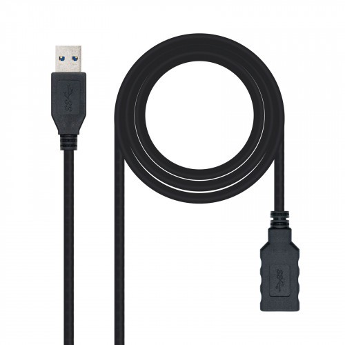 21489-Nanocable CABLE USB 3.0, TIPO A/M-A/H, NEGRO, 2.0 M