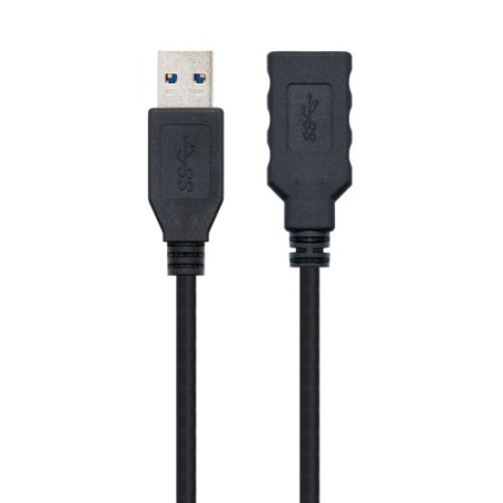 21490-Nanocable CABLE USB 3.0, TIPO A/M-A/H, NEGRO, 2.0 M
