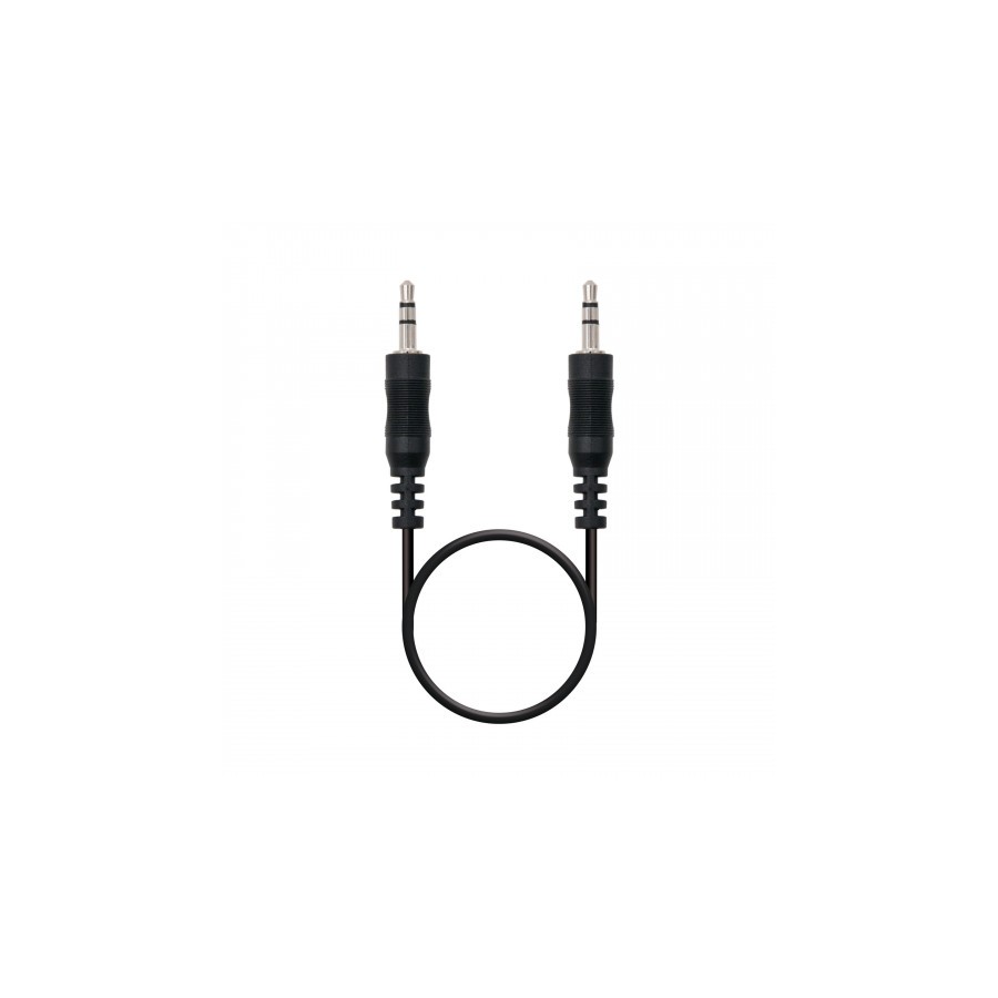 21493-Nanocable CABLE AUDIO ESTEREO 3.5/M-3.5/M 1.5 M