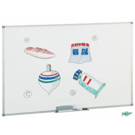 2152-PIZARRA BLANCA 45X60 CM. SUPERFICIE MELAMINADA FAIBO 800-1