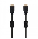 21525-Nanocable CABLE HDMI V1.4 (ALTA VELOCIDAD / HEC) CON FERRITA, A/M-A/M, 10 M