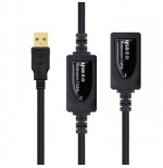 21531-Nanocable CABLE USB 2.0 PROLONGADOR CON AMPLIFICADOR, TIPO A/M-A/H, 10 M