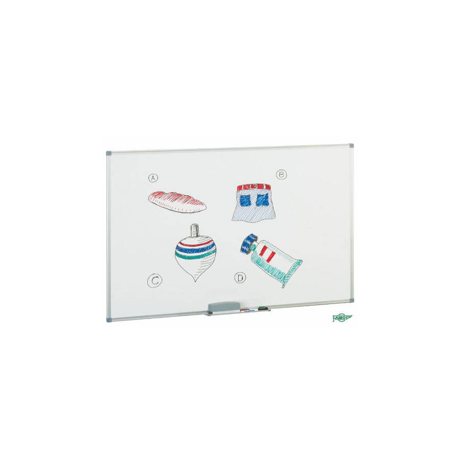 2154-PIZARRA BLANCA 90X120 CM. SUPERFICIE MELAMINADA FAIBO 800-11T