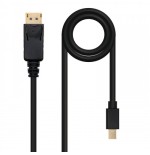 21552-Nanocable DisplayPort, 2m Mini DisplayPort Negro