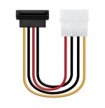 21564-Nanocable CABLE SATA ALIMENTACION ACODADO 5.25"(MOLEX 4PIN)/M-SATA/H 16 CM OEM