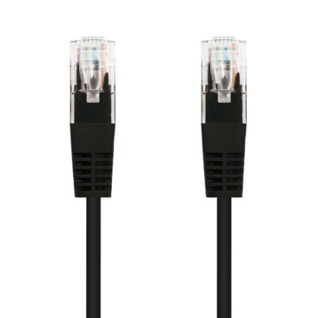 21571-Nanocable 10.20.0101-BK cable de red Negro 1 m Cat5e U/UTP (UTP)