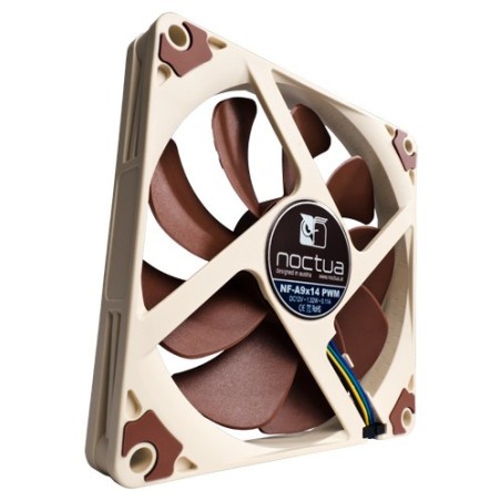 21590-NOCTUA VENTILADOR CAJA NF-A9X14 PWM, 92MM FAN, 92X92X14 MM, 12V, 2200RPM/1700RPM/500RPM, 19,9 DB(A), 50,5 M3/H, 1,