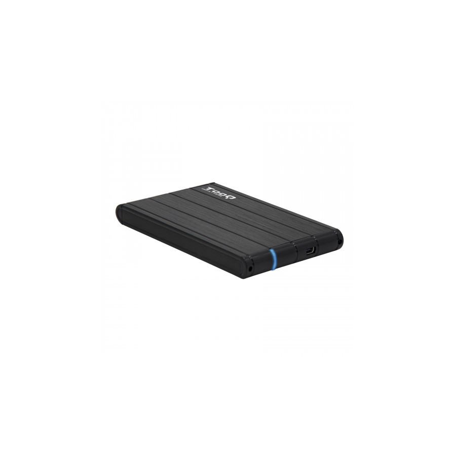 21607-TooQ CAJA HDD 2.5" SATA A USB 2.0/USB 3.0 NEGRA