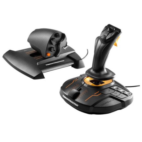 21685-Thrustmaster T-16000M FCS Hotas Negro, Naranja USB Palanca de mando Analogico/Digital MAC, PC