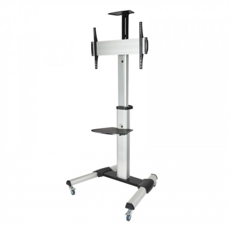 21711-TooQ FS1870M-B signage display mount 94 cm (37") Negro, Plata