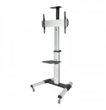 21711-TooQ FS1870M-B signage display mount 94 cm (37") Negro, Plata