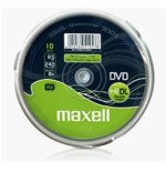 21712-MAXELL DVD 8,5 GB. GRABABLE. DOBLE CAPA. TARRINA 10 UNIDADES. 4X