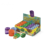 2177-SACAPUNTAS PLASTICO DOBLE CON DEPOSITO FAIBO 2102