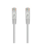2186-Nanocable Cable de red latiguillo RJ45 LSZH Cat.6A UTP AWG24, Gris, 0.5 m