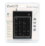 21896-Ewent EW3102 teclado numerico USB PC/servidor Negro