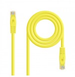2191-Nanocable Cable de red latiguillo RJ45 LSZH Cat.6A UTP AWG24, Amarillo, 2.0m