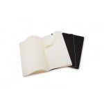 21928-SET DE 3 LIBRETAS CAHIER NEGRAS P (9X14CM) LISA MOLESKINE QP313