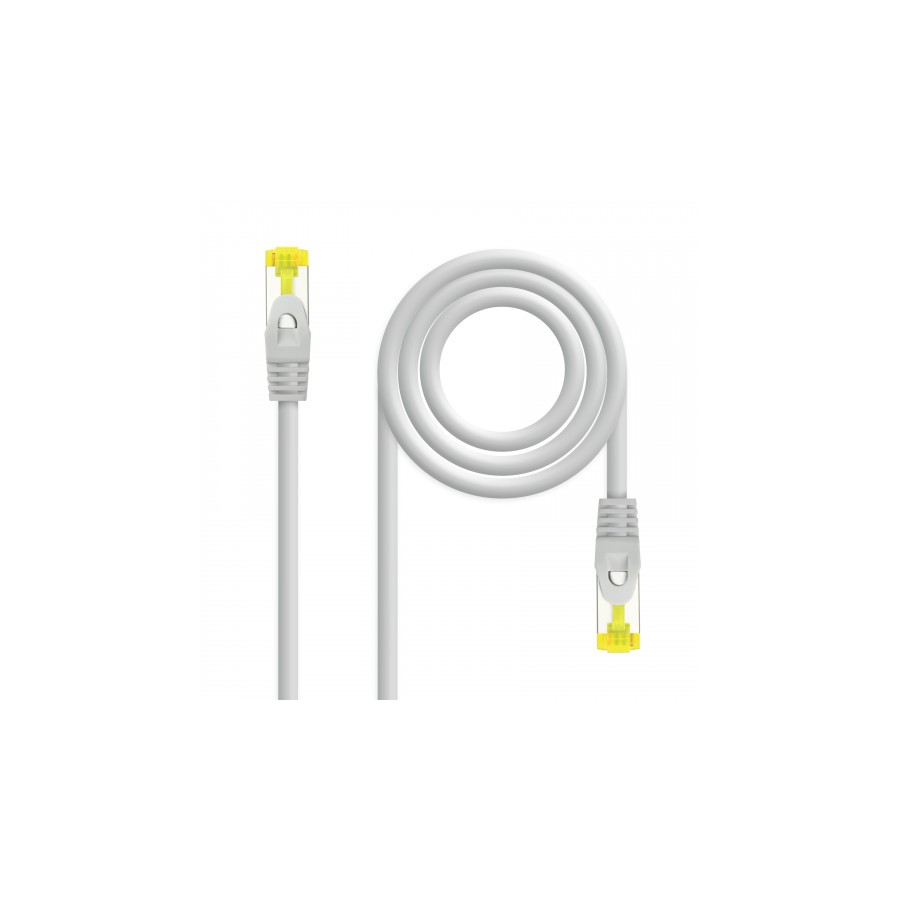 2197-Nanocable Cable de red latiguillo RJ45 LSZH Cat.6A SFTP AWG26, Gris, 3.0 m