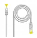 2197-Nanocable Cable de red latiguillo RJ45 LSZH Cat.6A SFTP AWG26, Gris, 3.0 m