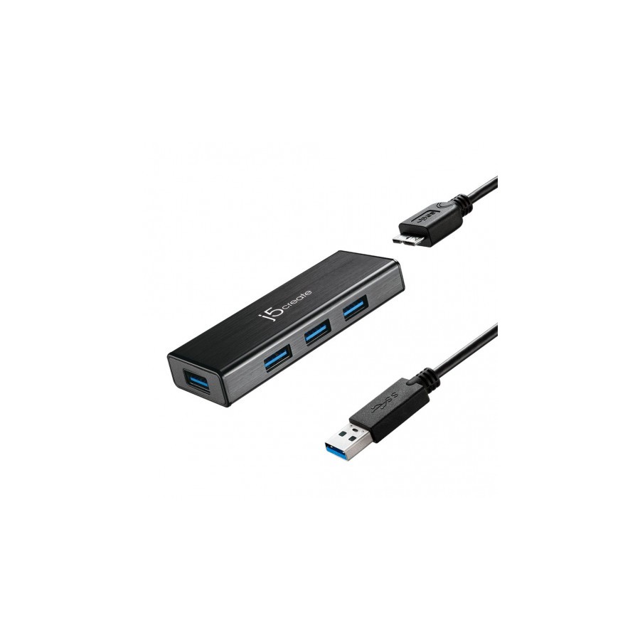 21973-J5CREATE JUH340 MINI HUB USB 3.0 4 PUERTOS